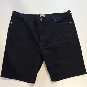 Signature Levi Strauss Men’s Denim Jean Shorts Black Stretch Size 44 Big Man